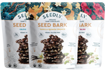 SEEDLY, Dark Chocolate Bark, Variety Pack, 3.6 Oz.