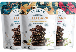 
            
                Load image into Gallery viewer, SEEDLY, Dark Chocolate Bark, Variety Pack, 3.6 Oz.
            
        
